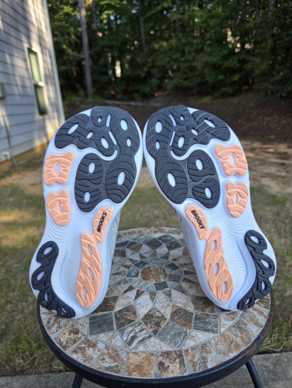 Brooks Adrenaline GTS 25 1204431B032 Grey Running Shoes Women Size 8.5 B Worn 1x - Picture 6 of 9
